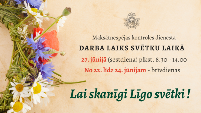 Darba laiks Līgo nedēļā 2026.gadā
