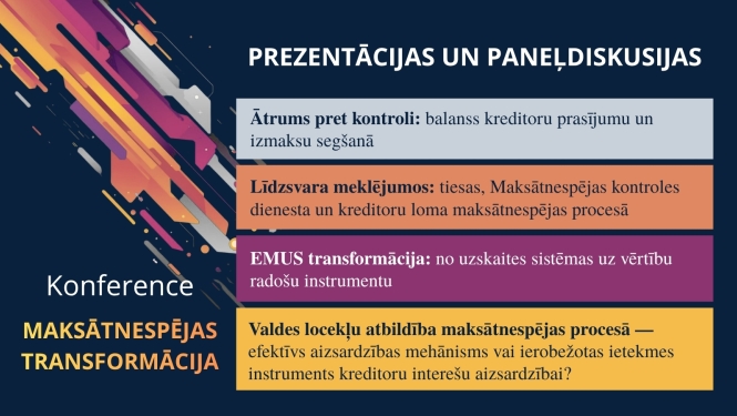 Maksātnespējas trnsformācija, paneļdiskusijas