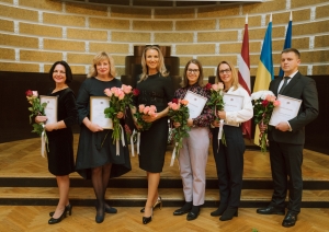 MKD apbalvotie ar tieslietu ministri Inesi Lībiņu - Egneri un valsts sekretāru Mihailu Papsujeviču