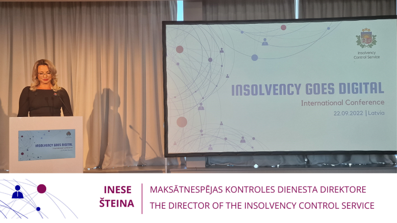 Inese Šteina atklāj konferenci