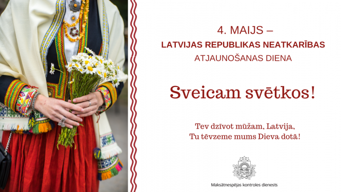 Tautu meita kā simbols 4.maija svētkiem