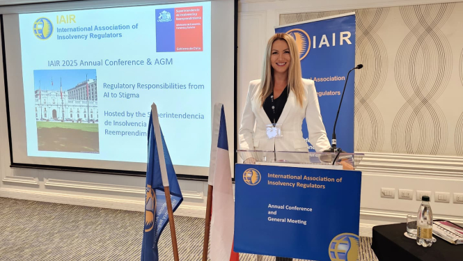 Inese Šteina IAIR konferencē Čīlē