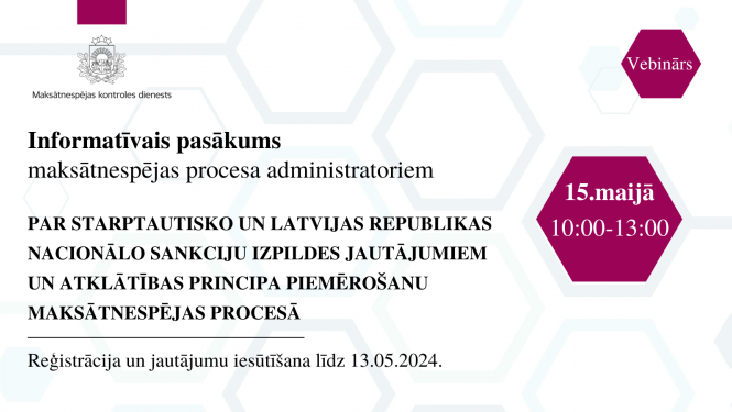 Informatīvais pasākums 15052024