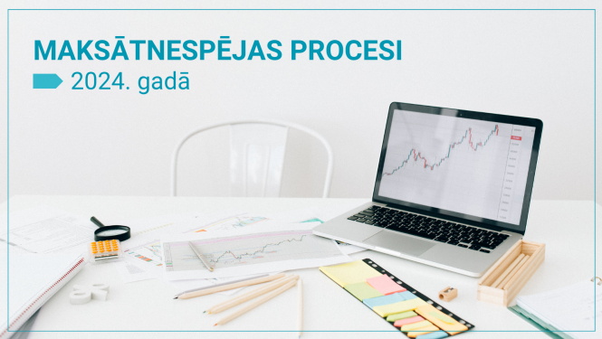 Ilustratīvs attēls rakstam par maksātnespējas procesu datiem 2024.gadā