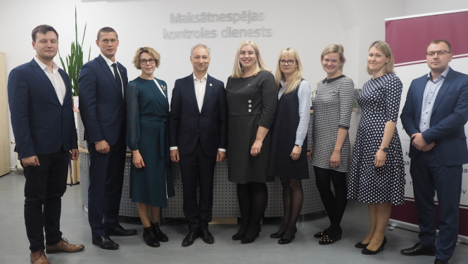 Trešdien, 29. maijā, tieslietu ministrs Jānis Bordāns darba vizītē apmeklēja Maksātnespējas kontroles dienestu (MKD)