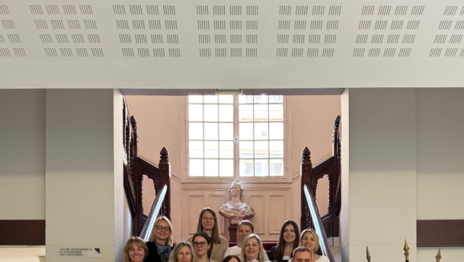 Santa Grunte digitālās transformācijas pieredzes apmaiņā Parīzē