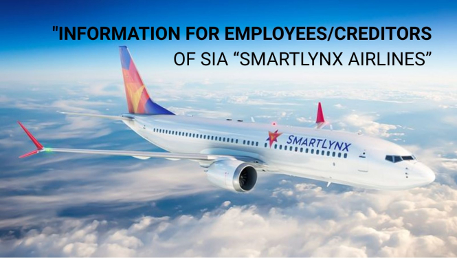Information for employeescreditors of SIA 'SmartLynx Airlines'