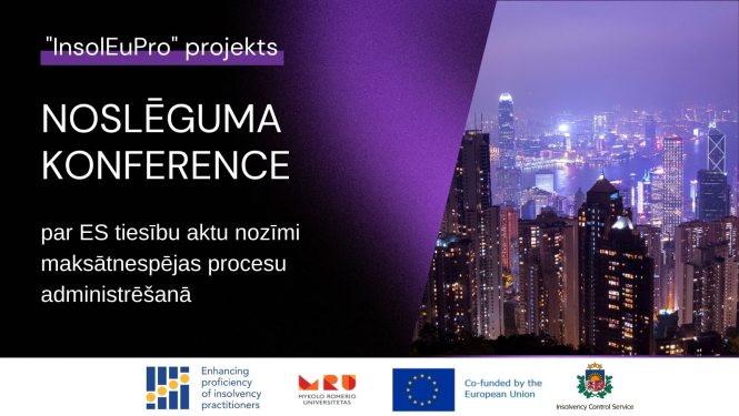 Ilustratīvs attēls par INSOLEUPRO projekta noslēguma konferenci