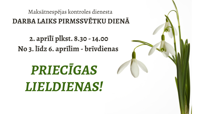 Priecīgas Lieldienas!