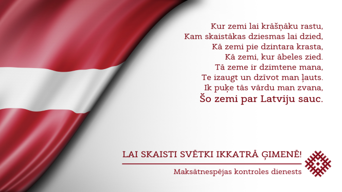 Apsveikums 18.11.2021