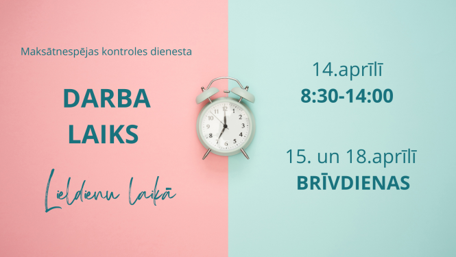 Darba laiks Lieldienās 2022.gadā