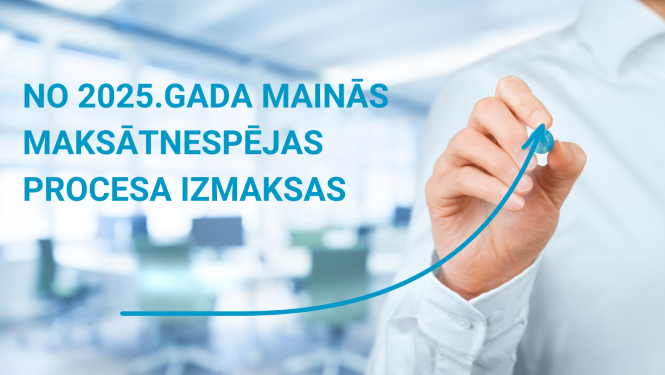 Ilustratīvs attēls saturam par maksātnespējas procesa izmaksu pieaugumu 2025.gadā