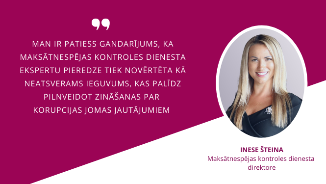 Maksātnespējas kontroles dienesta direktore Inese Šteina