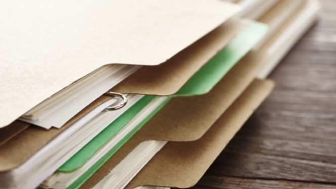 Dokumentu mapes - mācību materiāli.