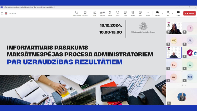 Ilustratīvs attēls - par MKD informatīvo pasākumu maksātnespējas procesa administratoriam
