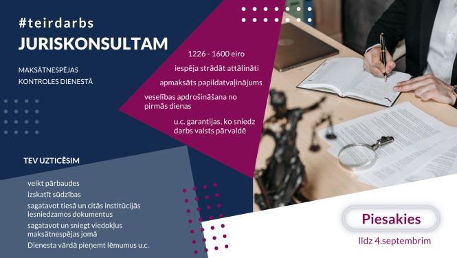 Ilustratīvs attēls vakances sludinājumam