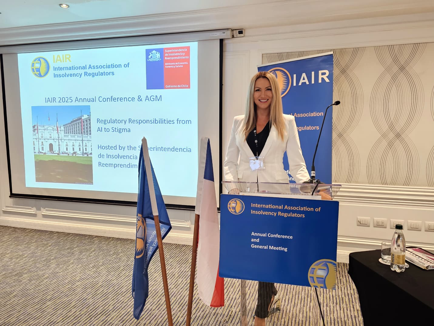 Inese Šteina IAIR konferencē Čīlē