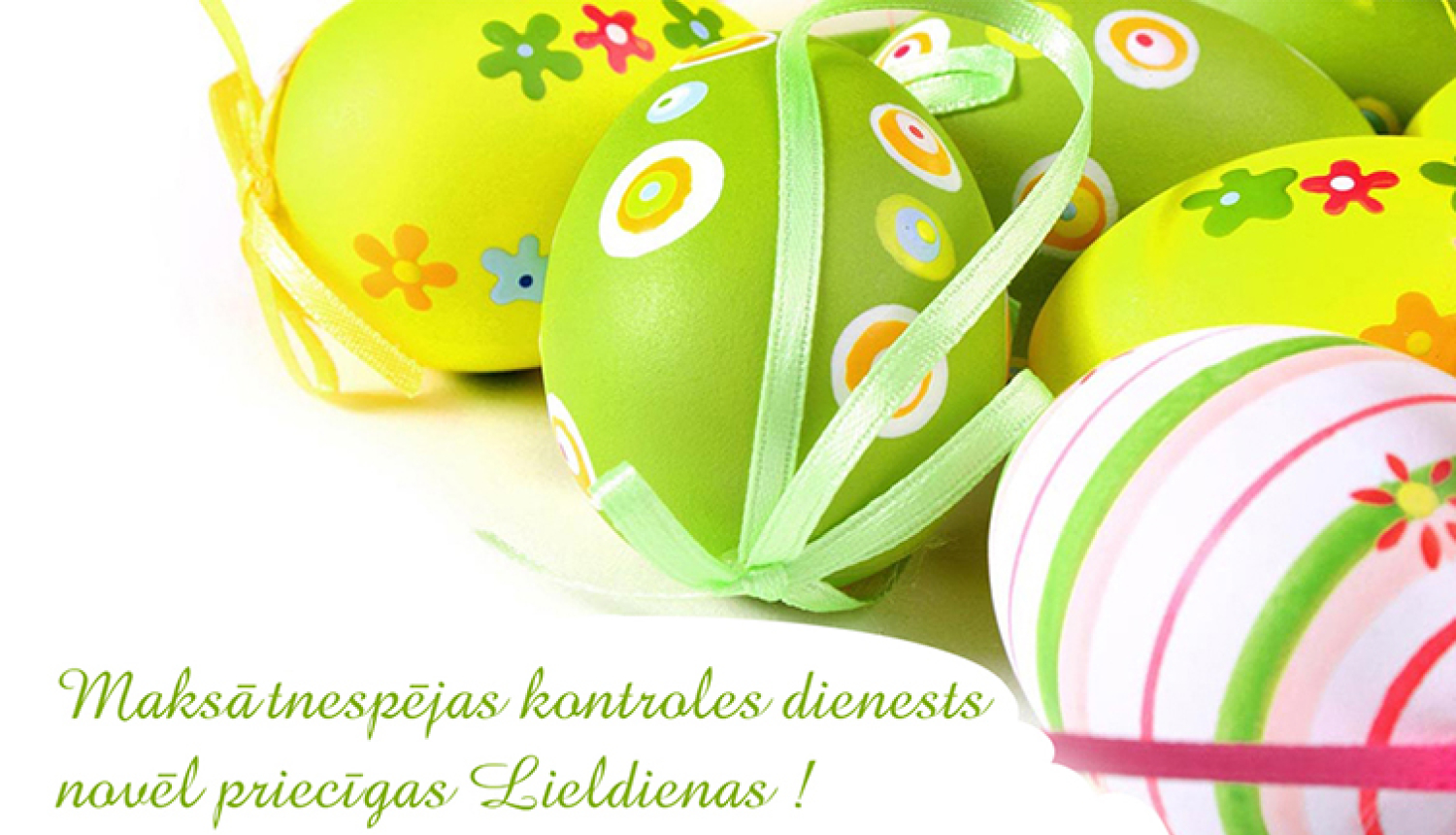 Maksātnespējas kontroles dienests novēl priecīgas Lieldienas!