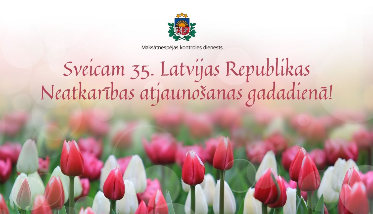 Apsveikums Neatkarības atjaunošanas dienā