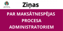 Baneris_ziņas par MP administratoriem